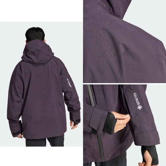 adidas Terrex Techrock 3L GORE-TEX C-Knit Ski shell Jacket size L NWT retail$650